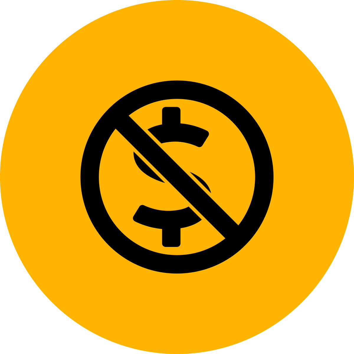 logo representing free/ no cost